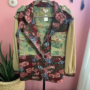 POL Quilted Tapestry Jacket